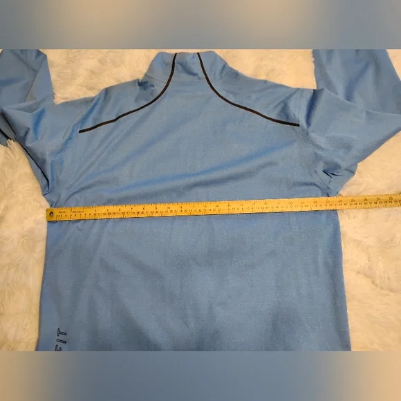 Men's Nike Golf Storm Fit Jacket Sz L Blue & Black - Picture 8 of 16